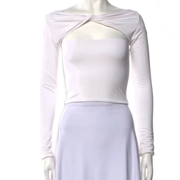 SER.O.YA Cream Long Sleeve Top - Picture 6 of 8